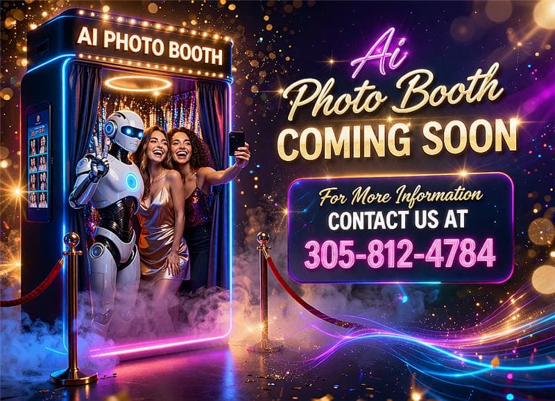 Miami Party Photo Booth